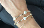 Load image into Gallery viewer, Pearl Dreams, Pearl and Gold Beaded Bracelet
