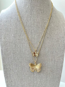 Butterfly Charm Necklace, Large