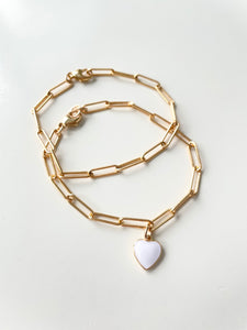 The Andi, Chain Link with heart charm